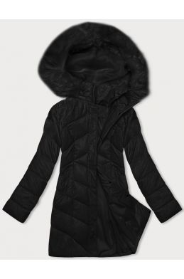 Dámská zimní bunda s kapucí MODA898 černá