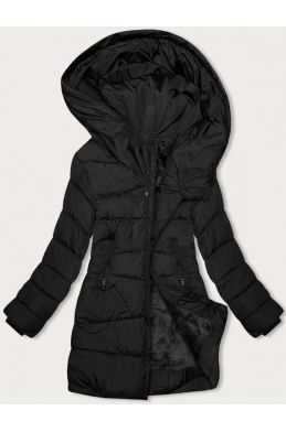 Dámská asymetrická zimní bunda MODA1113 černá 