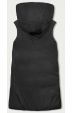 Oboustranná dámská vesta oversize MODA724 černá 