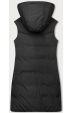 Oboustranná dámská vesta oversize MODA724 tmavěmodro-černá