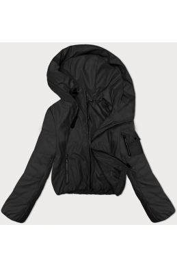 Krátká dámská bunda s kapucí S'West MODA8246 černá
