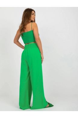 Široké dámské kalhoty MODA8390 zelené