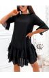 Dámské bavlněné šaty MODA8292 černé