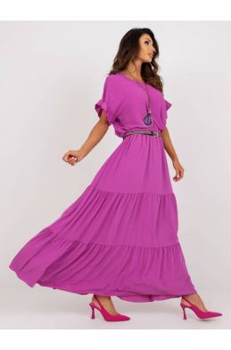 Dlouhá dámská sukně MODA8367 fialová