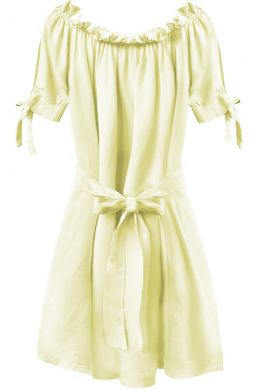 Dámské krátké šaty MODA279 žluté 