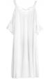 Dámské plisované šaty MODA342 bílé