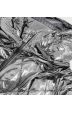 Lesklá dámská prošívaná jarní bunda MODA573 stříbrná