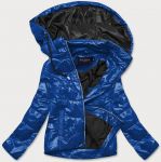 Dámská jarní bunda MODA005 modro-černá S