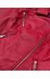 Dámská koženková bunda MODA0118 červená