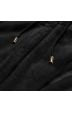 Dámská kožešinová bunda MODA596 černá