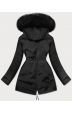 Teplá dámská zimní bunda MODA559BIG černá