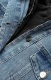 Dámska jeansová bunda MODA9588 modro-černá