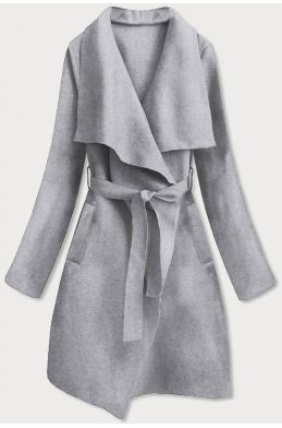 Dámský kabát MODA747 šedý