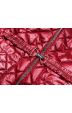 Prošívaná dámská jarní bunda s páskem MODA2208 červená