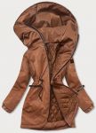 Dámská podzimní bunda MODA8105 karamelová XL