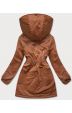 Dámská podzimní bunda MODA8105 karamelová