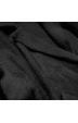Dlouhý vlněný dámský kabát alpaka MODA7108 černý
