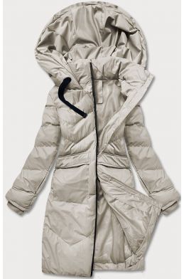 Lehká dámská zimní bunda MODA735 béžová