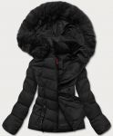 Krátká dámská zimní bunda MODAY043 černá S