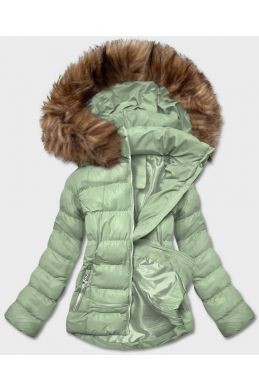 Krátká dámská zimní bunda 5M723 olivová