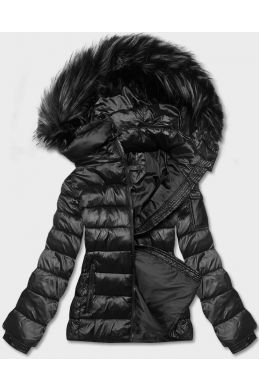 Krátká dámská zimní bunda MODA0129 černá