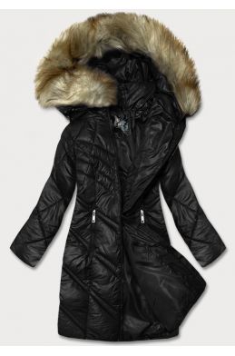 Dámská zimní prošívaná bunda MODAH97 černá