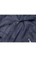 Dámská koženková bunda MODA0025 modrá