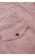 Krátký vlněný kabát MODA553 světle růžový