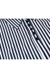 Dámská košilová halenka body MODA2029 tmavěmodro-bílá