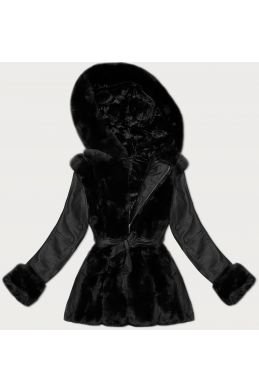 Dámská koženková bunda MODA8076 černá