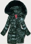 Dámská zimní bunda 2M-028 zelená S