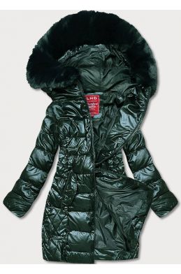 Dámská zimní bunda 2M-028 zelená