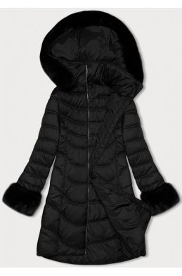 Prośivaná dámská zimní bunda MODA8092 černá