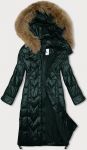 Dámská dlouhá zimní bunda MODA2203 zelená S