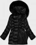 Prošívaná dámská zimní bunda MODA8169BIG S'WEST černá 3XL