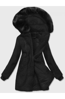 Dámská bunda s kapucí MODA1030 černá