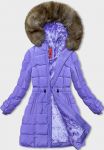 Dámská zimní bunda MODA3063 fialová S