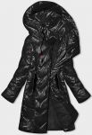 Dámská zimní metalická bunda MODA7227 černá S