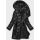 Dámská zimní metalická bunda MODA7227 černá