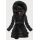 Dámská zimní bunda s kapucí MODA008 černá