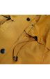 Dámská oboustranná zimní bunda MODA136 žluto-černá