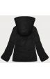 Volná dámská bunda s kapucí MODA2360 černá