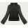 Krátká dámská koženková bunda MODA8127 černá